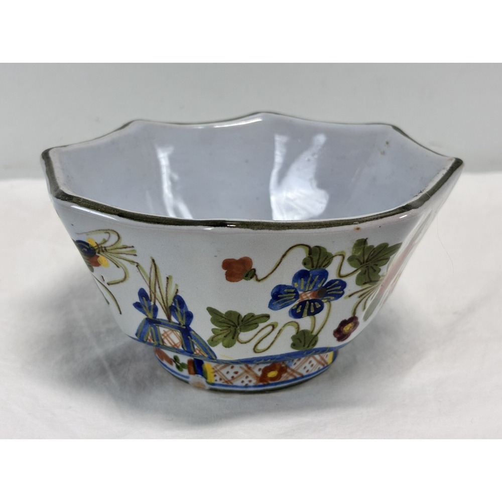 Vtg Sigma Taste Setter Octagon Bowl Made In Italy 5" Footed
